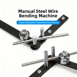 Manual Rod Bender For Mini Tubing Bender Hand Bender Bending Tool For Bending 1mm To 6mm Steel Rods 10mm Aluminum Copper Rods