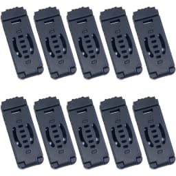 10PCS Small Duty Loops DCL Combat Belt Clip Holster Attachments For Kydex Sheath With Screw DIY Parts