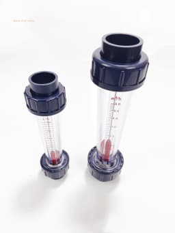 Short LZS-15/25/32/40/50 60 100 160 250 400 600 1000 LPH Plastic Piping Liquid Float Flowmeter Water Flow Meter Rotameter