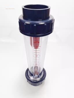 Short LZS-15/25/32/40/50 60 100 160 250 400 600 1000 LPH Plastic Piping Liquid Float Flowmeter Water Flow Meter Rotameter