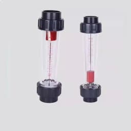 Short LZS-15/25/32/40/50 60 100 160 250 400 600 1000 LPH Plastic Piping Liquid Float Flowmeter Water Flow Meter Rotameter