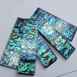1 Piece Scarce Natural New Zealand Black Abalone Shell Paper for DIY Knife Making Handle Produce Material Handicraft Materials