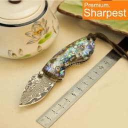 1 Piece Scarce Natural New Zealand Black Abalone Shell Paper for DIY Knife Making Handle Produce Material Handicraft Materials