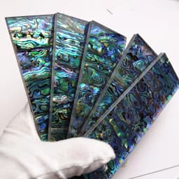 1 Piece Scarce Natural New Zealand Black Abalone Shell Paper for DIY Knife Making Handle Produce Material Handicraft Materials