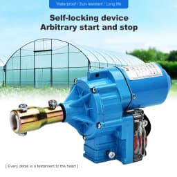 TUNGFULL Greenhouse Electric Film Winding Motor Self-Locking Waterproof Sun Resistant Roll Up Motor For Ventilation Shading Film