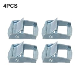 4Pcs Outdoor Camping Climbing Zinc Alloy Buckles For Heavy Duty Tie‑down Cargoes Strap Fixed Tensioner 25mm For Cases Luggage