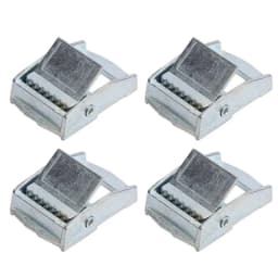 4Pcs Outdoor Camping Climbing Zinc Alloy Buckles For Heavy Duty Tie‑down Cargoes Strap Fixed Tensioner 25mm For Cases Luggage