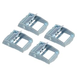 4Pcs Outdoor Camping Climbing Zinc Alloy Buckles For Heavy Duty Tie‑down Cargoes Strap Fixed Tensioner 25mm For Cases Luggage