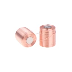 Micro Electromagnet Coil 9x10mm with Iron Core, 0.16mm Copper Wire 26 Ohm Resistance, Mini Solenoid for DIY Electronics