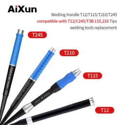 JC Aixun T245 210 115 T12 Soldering Station Handle For  I2C SuGon Tuoer C210 C115 C210 Universal Handle tools Assembly tools
