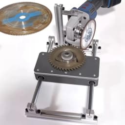 Saw Blade Sharpener, Multi-Function Angle Grinder Conversion Bracket, Fast Tooth Grinding, Woodworking Edge Sharpening Tool