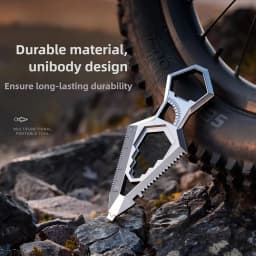 EDC Multitool 10-in-1 Portable Keychain Combo Tool Saw, Bottle Opener and Box Opener for Everyday Carry and Camping Accessories