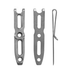 TONIFE 420J2 Stainless Steel Large Pocket Clip for Kydex Sheath with Multi-Hole Spacing & Screws Outdoor Tool Accessories AK4210