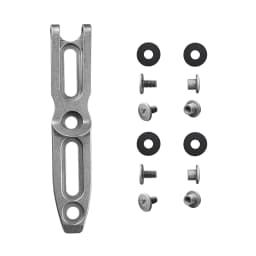 TONIFE 420J2 Stainless Steel Large Pocket Clip for Kydex Sheath with Multi-Hole Spacing & Screws Outdoor Tool Accessories AK4210