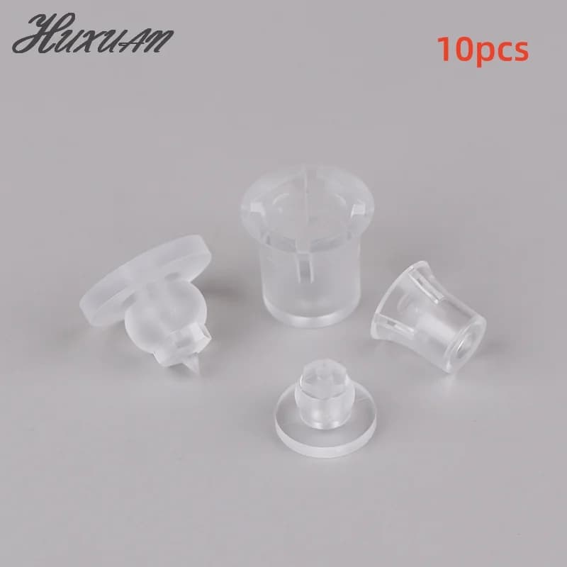 10PCS PC Translucent Advertising Nail Glass Nail Bracket Invisible Plastic Screw Frosted Screw