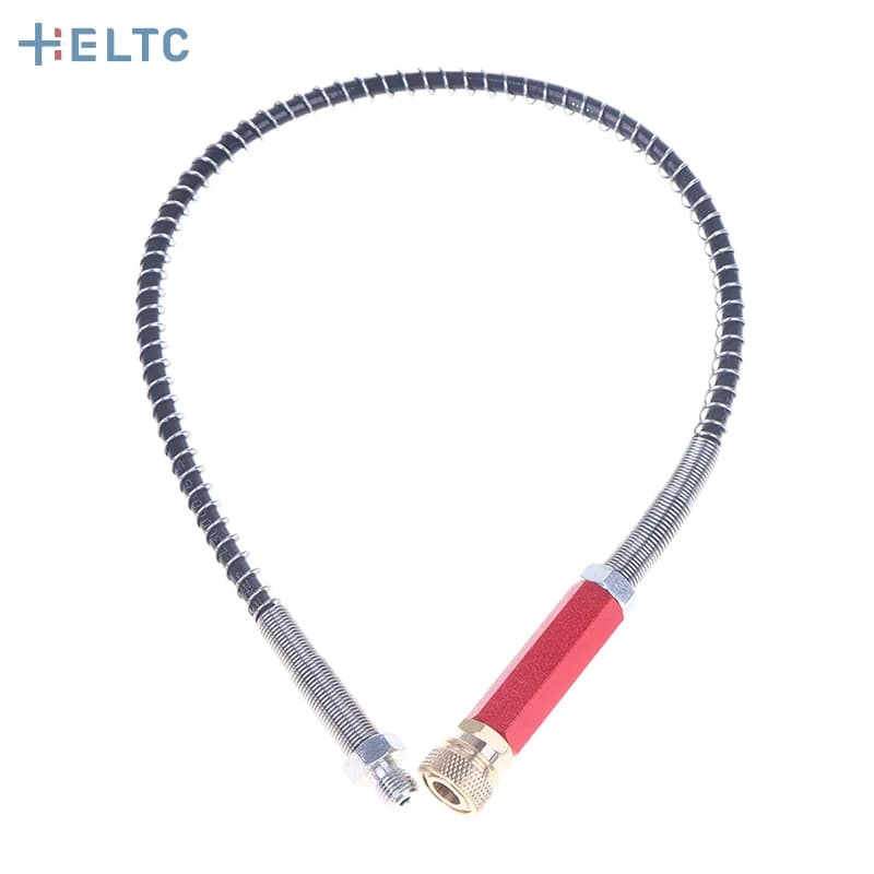 TPU 63mpa Pump Hose With 6mm Female Quick Steel Copper 4500psi High Pressure Spring Inflation Hose