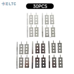30pcs 18650 Lithium Battery Nickel Sheet 5Set Polygonal Battery Nickel Sheet For Spot Welding Machine Batteries Connection Sheet