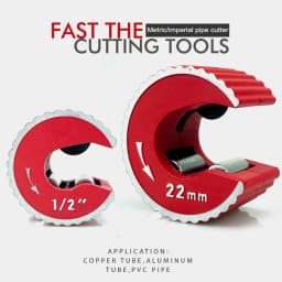 New Round Pipe Tube Cutter Aluminium Alloy Body Self Locking for Copper Tube Aluminium PVC Plastic Mini Round Pipe Cutter Tool