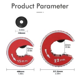 New Round Pipe Tube Cutter Aluminium Alloy Body Self Locking for Copper Tube Aluminium PVC Plastic Mini Round Pipe Cutter Tool