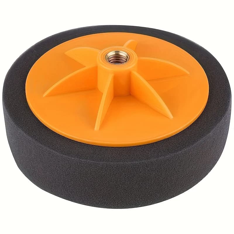 6-Inch Car Polishing Sponge Pad with M14 Thread - Durable Plastic for Buffer Polisher Polishing