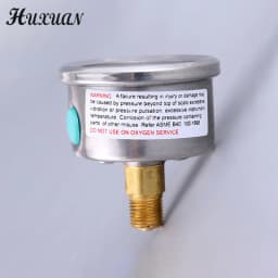 Oil Filled/Oil-free Pressure Gauge 40Mpa/6000PSI High Pressure Pump Air Compressor Pressure Gauge M10*1 Thread M10 Gasket