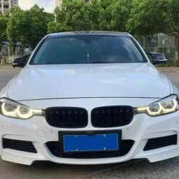 For BMW 3 Series F30 F31 F35 2013-2019 MT Style Front Bumper Lower Grille Modified with Fog Lamp Delete Mesh Cover Compatible