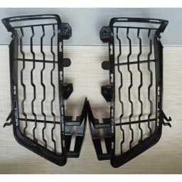 For BMW 3 Series F30 F31 F35 2013-2019 MT Style Front Bumper Lower Grille Modified with Fog Lamp Delete Mesh Cover Compatible