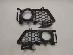 For BMW 3 Series F30 F31 F35 2013-2019 MT Style Front Bumper Lower Grille Modified with Fog Lamp Delete Mesh Cover Compatible