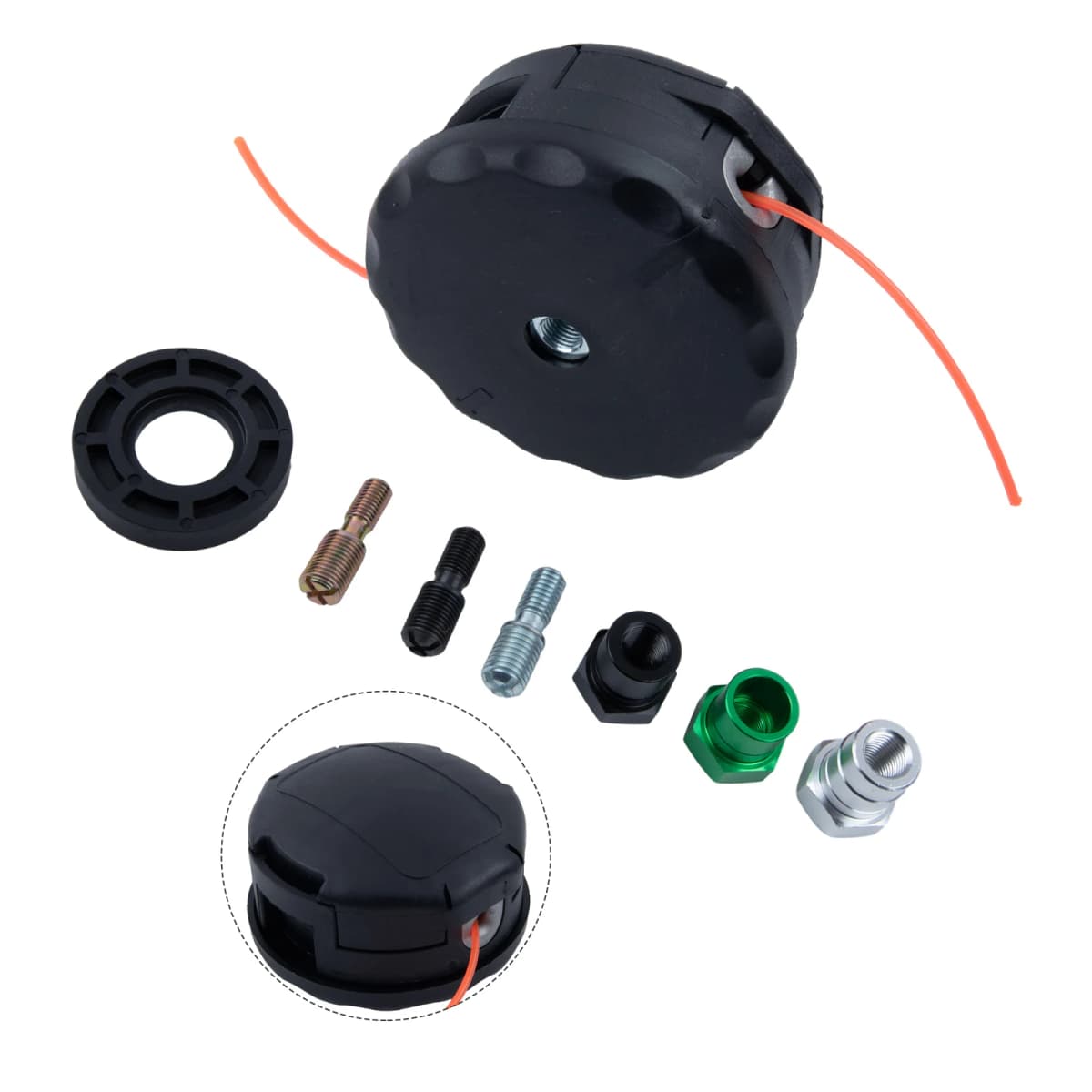 Trimmer Accessories Trimmer Head Kit Cutter Easy To Install SRM-225 SRM-230 SRM-210 String 400 Head 8pcs 99944200907