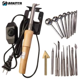 220V/110V Fabric Flowers Ironing Tool Set 18/13/11/8 Heads Soldering Iron DIY Artificial Flower Making Tool Ironing Machine