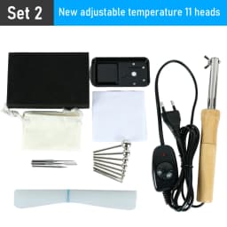 220V/110V Fabric Flowers Ironing Tool Set 18/13/11/8 Heads Soldering Iron DIY Artificial Flower Making Tool Ironing Machine