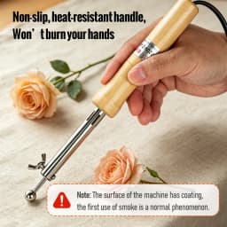 220V/110V Fabric Flowers Ironing Tool Set 18/13/11/8 Heads Soldering Iron DIY Artificial Flower Making Tool Ironing Machine
