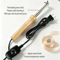 220V/110V Fabric Flowers Ironing Tool Set 18/13/11/8 Heads Soldering Iron DIY Artificial Flower Making Tool Ironing Machine