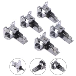 Pack of 5 Universal Water Valve Assembly Switch Brackets for Gas Water Heater; Features Micro Switch Water-Gas Linkage