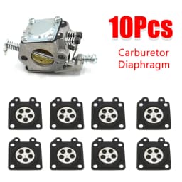 10pcs Chainsaw Carburetor Metering Diaphragm Kit for Walbro 95-526 500 3800 4500 5200 5800 Car Assembly Gaskets Accessories