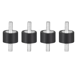 4pcs M3/M4/M5/M6 Rubber Vibration Mounts Anti Vibration Isolator Shock Damper for Air Compressors Water Pump Welding Machine