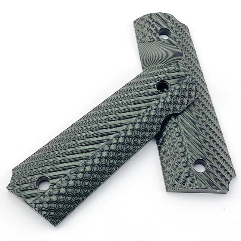 1pair G10 Non-slip Grips for tactics pistol 1911 grips custom Grips CNC Material 1911 accessories