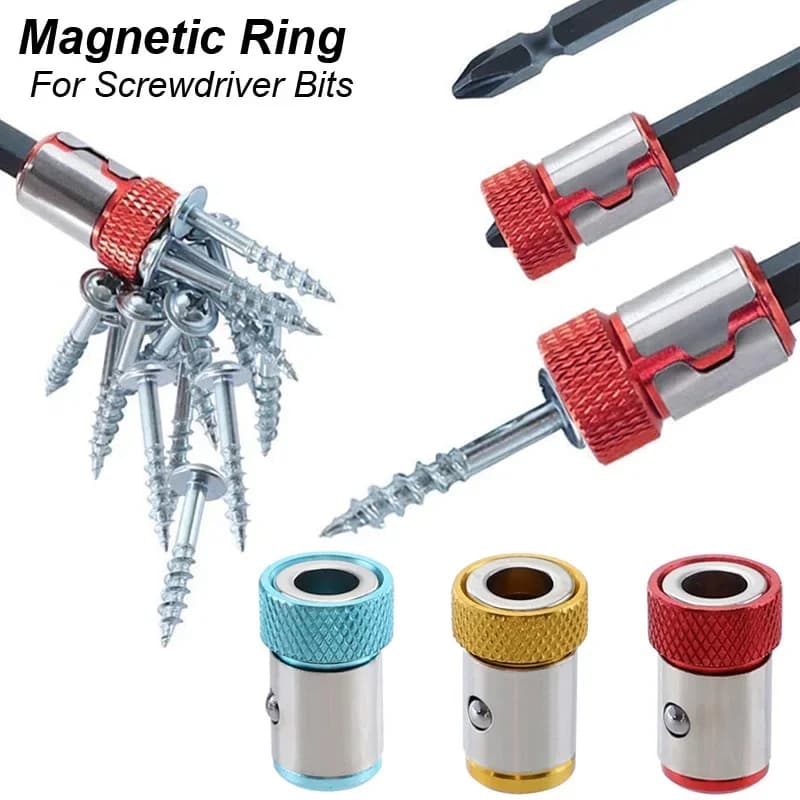 1/4" Hex Magnetic Bit Magnetizer Tool for Phillips Flat Torx Screwdriver Bits Power Drill Hand Tool Accessory