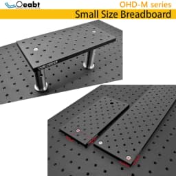 300x100mm Optical Flat Solid Aluminum Breadboard Matrix Aluminum Breadboard M4 M6 High-Density Taps Thread Optical Experimental