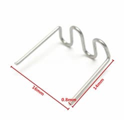 100pc Welding Nail Gun Nails Hot Stapler Staples 0.8/0.6mm For Plastic Welder Hot Welding Machine Welding Bumper Car Repair Kit