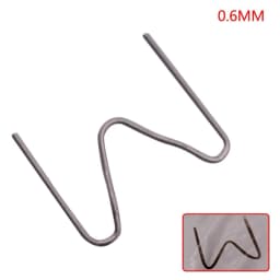 100pc Welding Nail Gun Nails Hot Stapler Staples 0.8/0.6mm For Plastic Welder Hot Welding Machine Welding Bumper Car Repair Kit