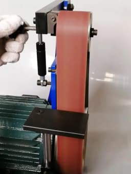 φ68*50mm Belt Grinder Aluminium Wheel with Sand Belt Adjustable Double Bearing Driven Wheel for Belt Sander Conveyor Guide Whee