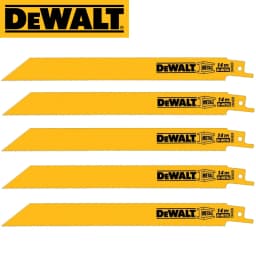DEWALT DW4809 Reciprocating Saw Blade Durability In Set Saw Blades Thick Metal Cast Iron Alloy Wood Power Tool Accessories