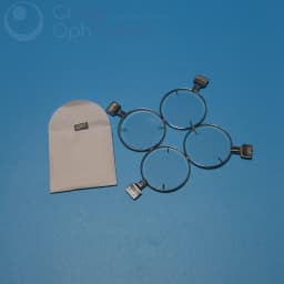 Special Prism Lens 0.25/0.75/0.50 Optometry Spare Lens For Trial Lens Set Metal Rim OD 38mm