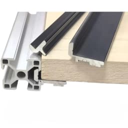 Aluminum Profile Rack Groove Flush, Laminate Bracket, Frame Fixed Plate Bracket 202030304040
