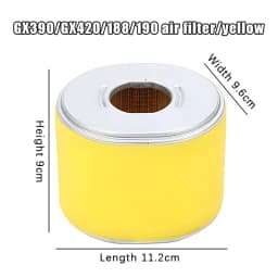 Gasoline Engine Air Filter Element For GX270/GX390/GX420 Gasoline Engine Repairing Replacement Tool Accessories