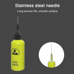 Alcohol Bottle, Solvent Dispensing, Mobile Phone Repair, Anti-Static, Leak-Proof, With Needle, 65ML