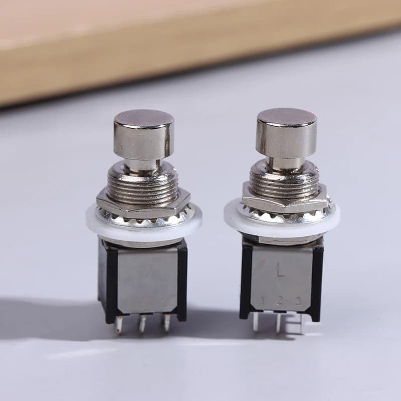 6Pin DPDT Latching/Momentary ON/ON Foot Switch - Guitar Effects Pedal Stomp Box Emergency Stop Push Button