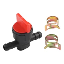Petrol Oil Or Diesel Shut-off Valve Petrol Tap With 2 Clamps Petrol Diesel For 6-8mm Ø Hose Garden Tools Lawn Mower Parts