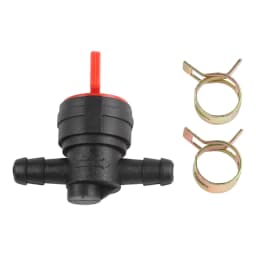 Petrol Oil Or Diesel Shut-off Valve Petrol Tap With 2 Clamps Petrol Diesel For 6-8mm Ø Hose Garden Tools Lawn Mower Parts
